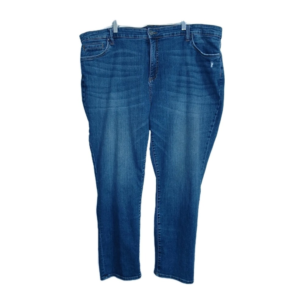 Kut From The Cloth Catherine Boyfriend Jeans Plus 24W Blue Women Denim KP494GZ1